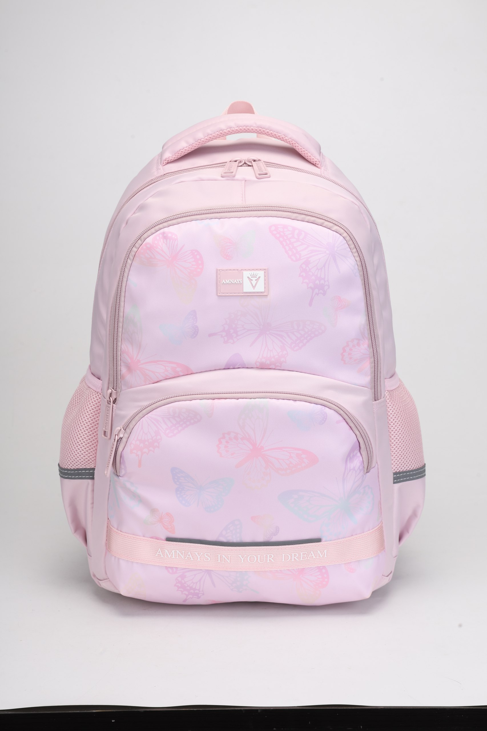 Sac à Dos Scolaire AMNAYS – Butterfly Pink