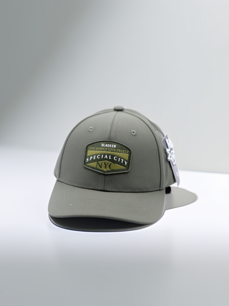 Casquette Kaki Slacken New York, Casquette Militaire Premium, Dad Hat Ajustable Style Urbain Homme