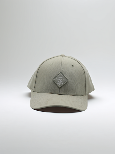 Casquette Beige Minimaliste – Logo Patch Diamant Style Premium