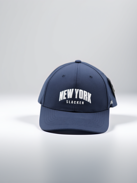 Casquette Bleu Marine New York Slacken, Dad Hat Ajustable, Casquette Style Urbain Moderne Homme Femme