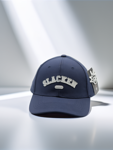 Casquette Bleue Slacken Sport Homme, Casquette Streetwear Ajustable, Style Moderne Premium