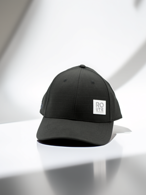 Casquette Noire ROUTE Homme – Style Minimaliste Premium Ajustable