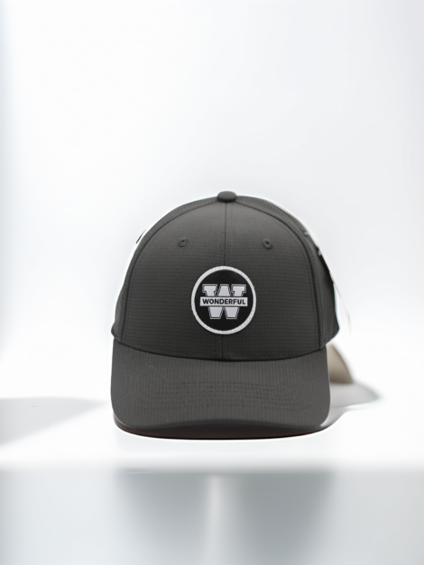 Casquette Noire Logo W Wonderful, Dad Hat Premium, Casquette Ajustable Style Urbain Moderne
