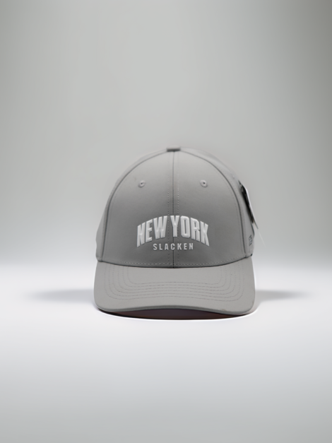 Casquette Grise New York, Dad Hat Streetwear, Casquette Ajustable Moderne, Style Urbain Tendance